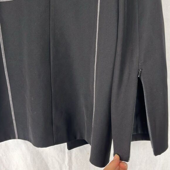 Agam Black and Silver Blazer Coat - Picture 6 of 9